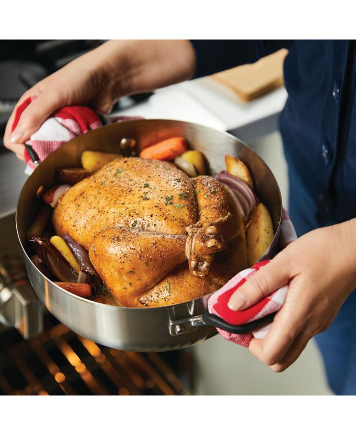 KitchenAid Stainless Steel 4 Quart Induction Casserole with Lid Macy's