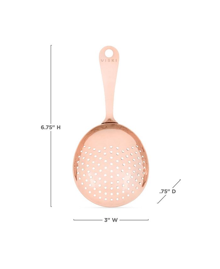 Viski Summit Copper Julep Strainer Macy's