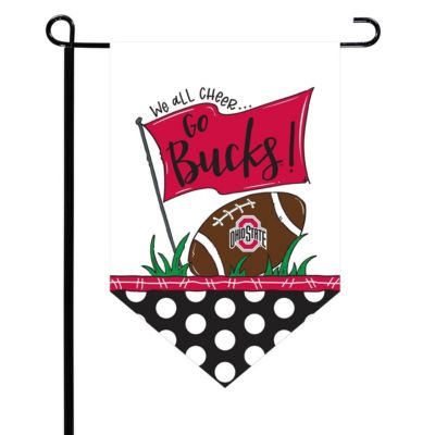 Magnolia Lane - Ohio State Buckeyes Pointed Garden Flag