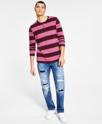 Sun + Stone - Men's Varsity Rugby Stripe Shirt