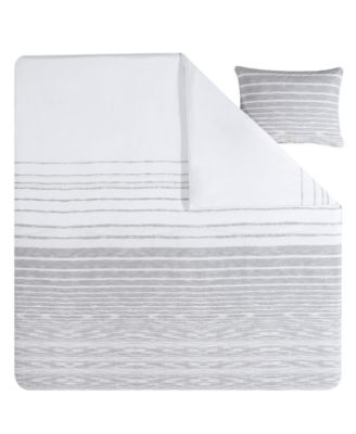 Abstract Stripe Duvet Cover Set, King