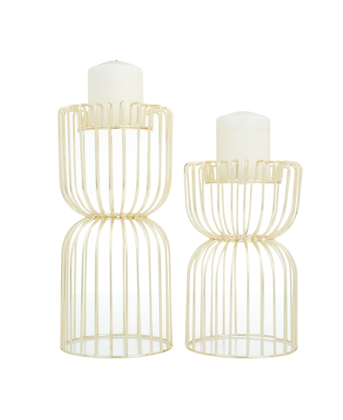 CosmoLiving by Cosmopolitan Glam Candle Holder, Set of 2