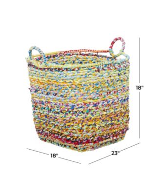 Eclectic Storage Basket, 23" x 18"
