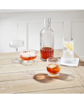 Hotel Collection Fluted Double Old-Fashioned Glasses, Set of 4, Created for Macys