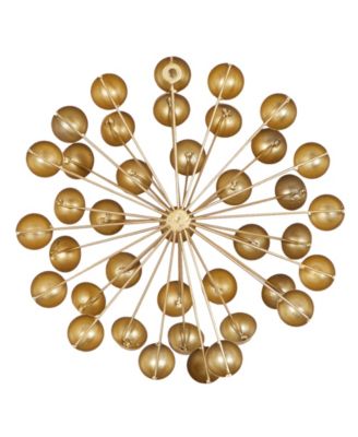 by Cosmopolitan Metal Modern Abstract Sculpture, 12" x 12"