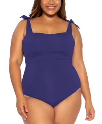 becca tie shoulder one piece