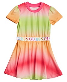 Toddler Girls All Over Gradient Printed Dress