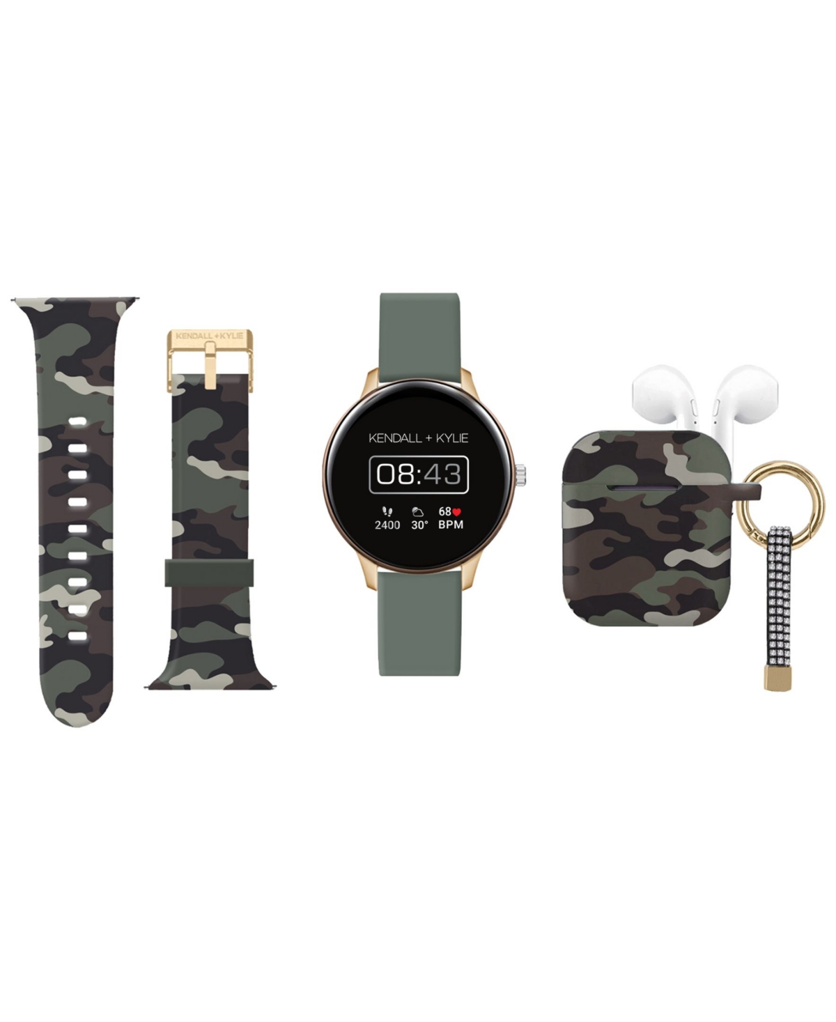 American Exchange Unisex Kendall + Kylie Green Silicone Strap
