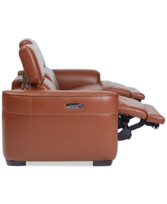 Lexanna 3-Pc. Leather Sofa with 2 Power Motion Recliners, Created for Macy's
