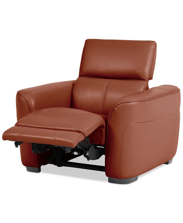 Furniture Lexanna Leather Recliner, Created for Macy's Macy's