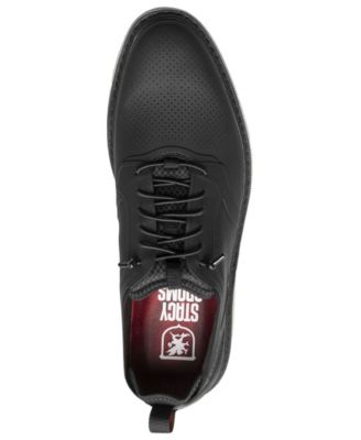 Men's Synchro Plain Toe Elastic Lace Shoes