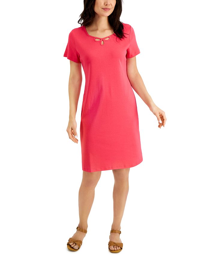 Karen Scott Sweetheart CutOut Dress, Created for Macy's Macy's