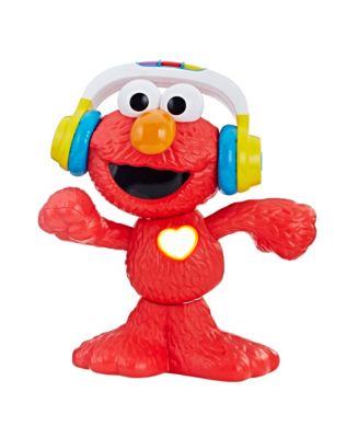 Dancing elmo with store headphones