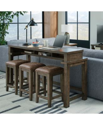 Drew & Jonathan Home - Drew & Jonathan Denman occasional Console Table + 3 Stool