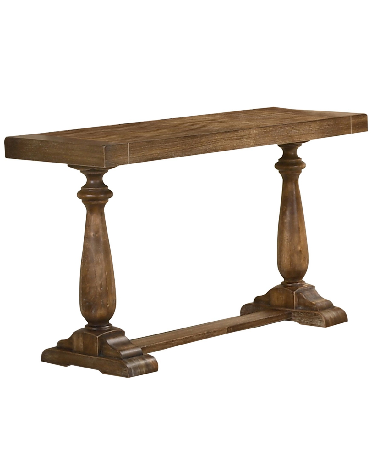 Shop Best Master Furniture Amy Driftwood Sofa Table In Brown