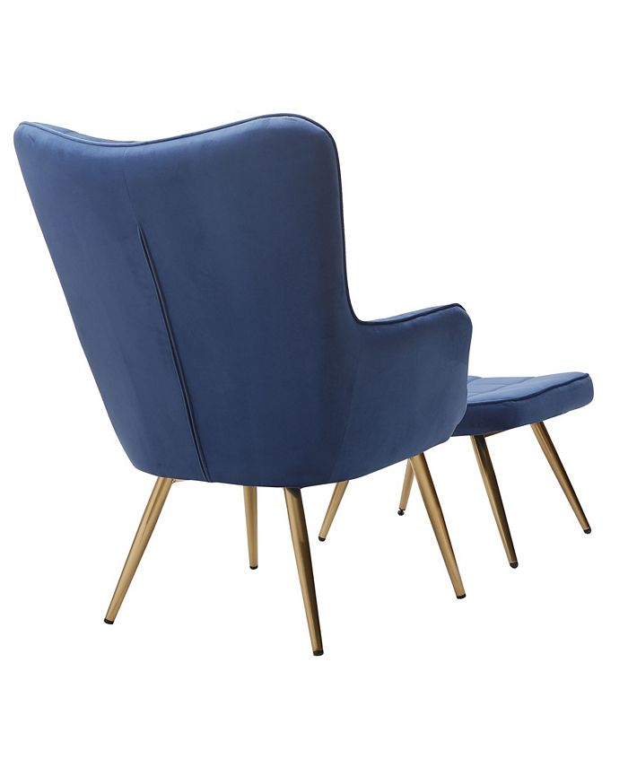 Best Master Furniture West China Accent Chair Plus Ottoman Set Macy's