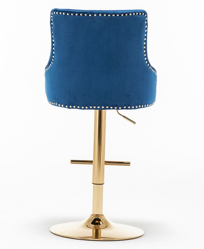 Best Master Furniture Brightcast Tufted Bar Stools, 2 Piece Macy's