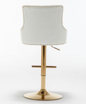 Brightcast Tufted Bar Stools, 2 Piece