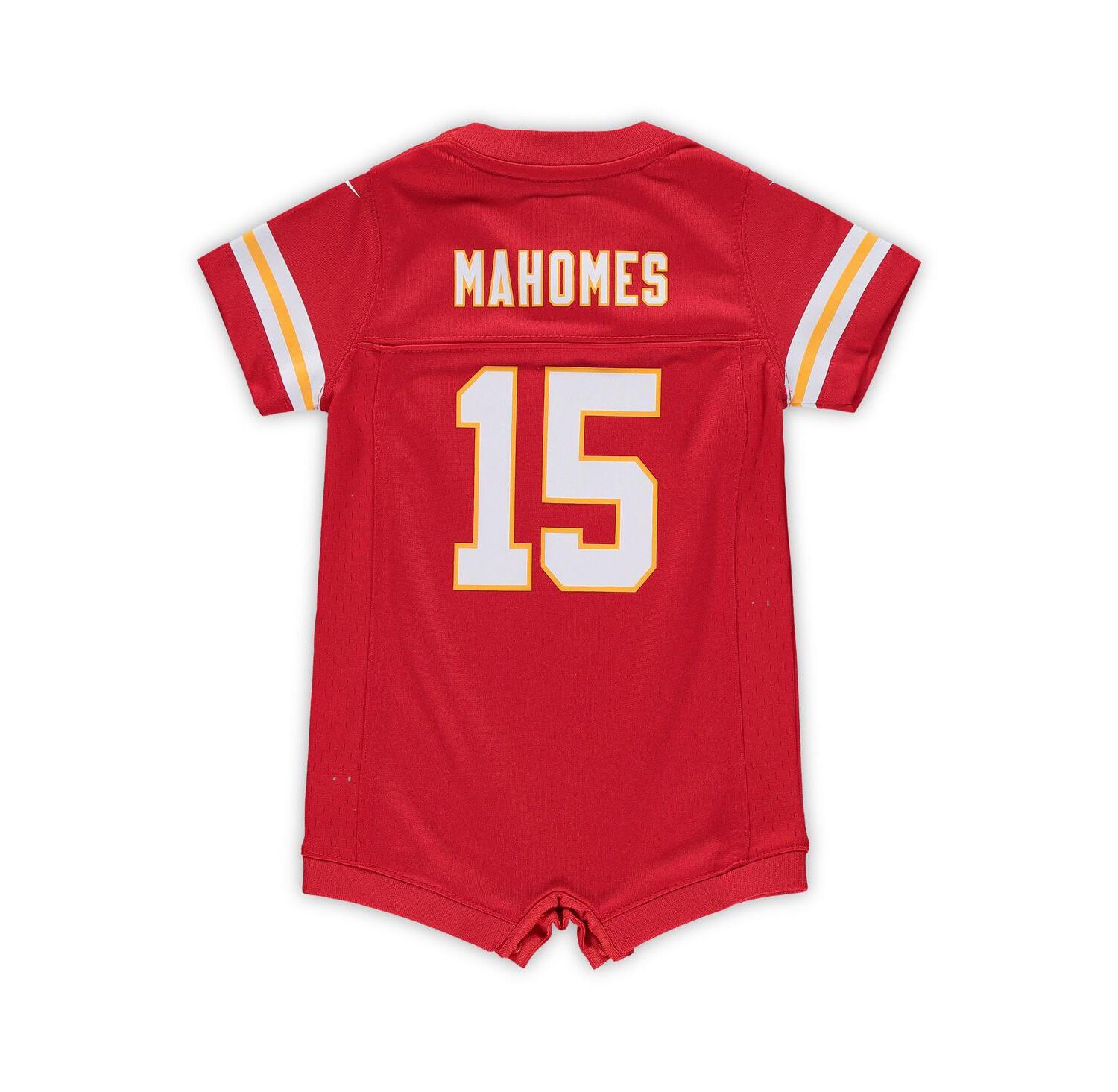 Infant Girls and Boys Patrick Mahomes Red Kansas City Chiefs Romper Jersey