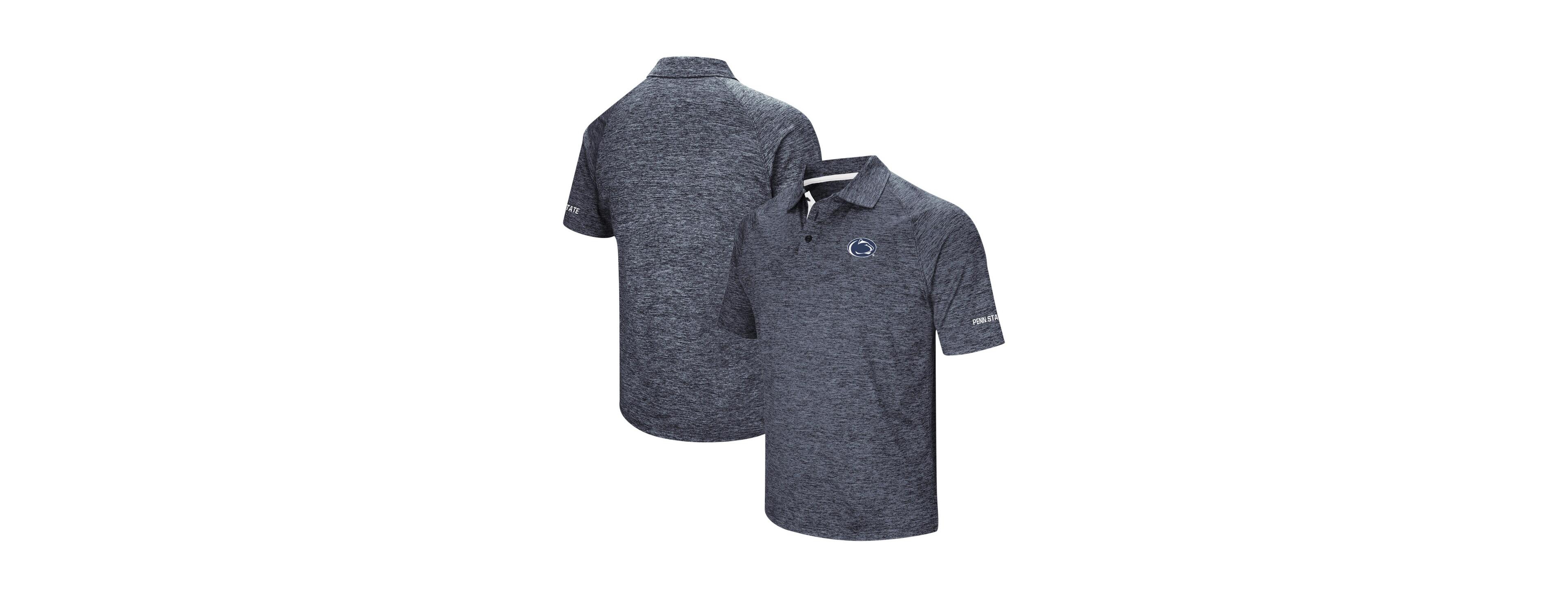 Men's Navy Penn State Nittany Lions Big and Tall Down Swing Polo Shirt