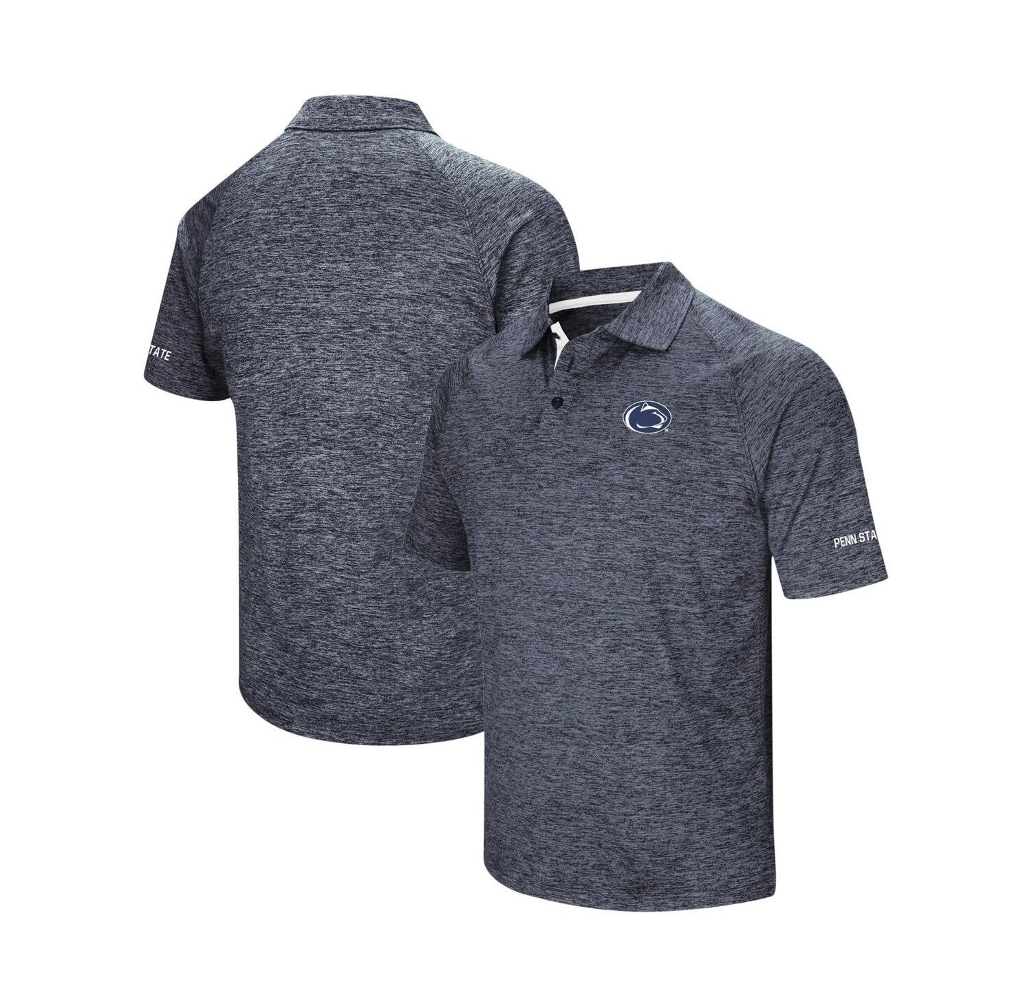 Men's Navy Penn State Nittany Lions Big and Tall Down Swing Polo Shirt