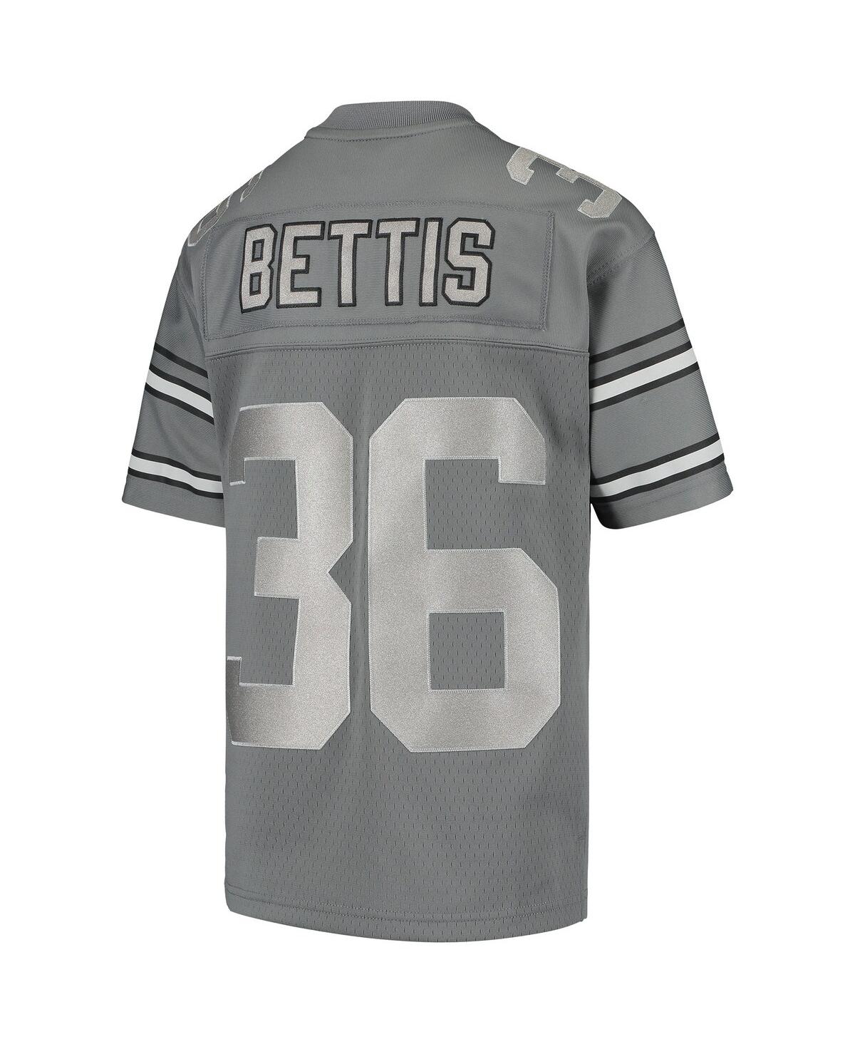 Big Boys Jerome BettisPittsburgh Steelers 1996 Retired Player Metal Replica Jersey - Charcoal