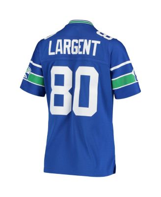 Women's Steve Largent Royal Seattle Seahawks 1985 Legacy Replica Jersey