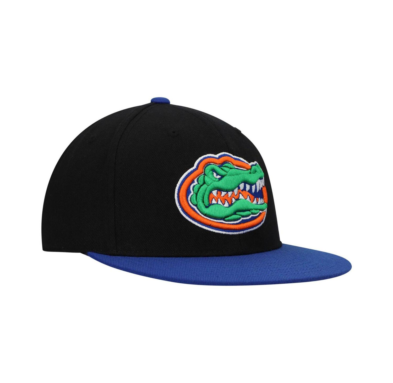 Men's Black and Royal Florida Gators Team Color Two-Tone Fitted Hat