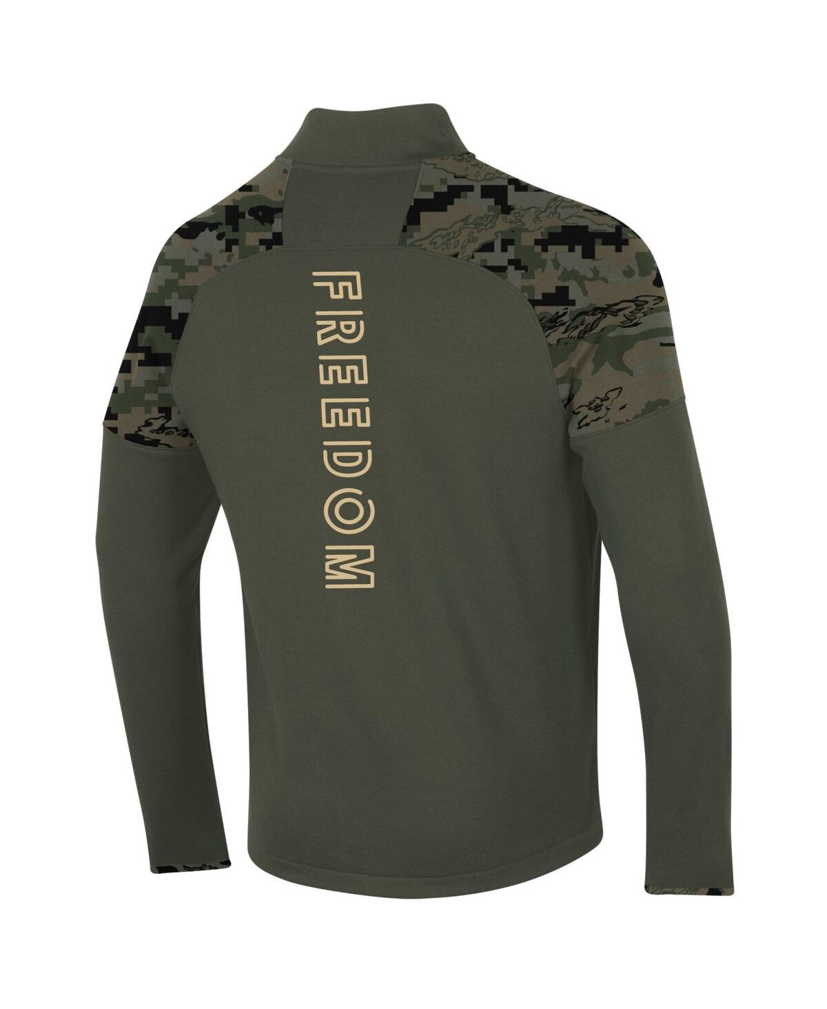 Men'sNavy Midshipmen Freedom Full-Zip Fleece Jacket - Olive