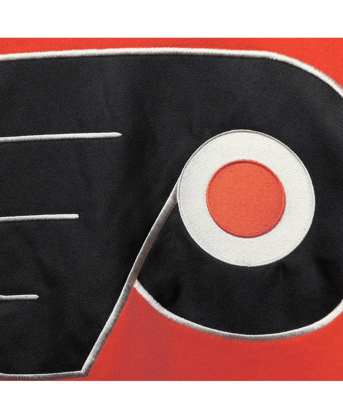 Shop 47 Brand Men's Carter Hart Orange Philadelphia Flyers Player Name And Number Lacer Pullover Hoodie