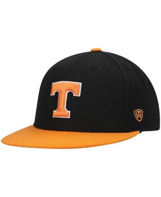 Men's Black and Tennessee Orange Tennessee Volunteers Team Color Two-Tone Fitted Hat