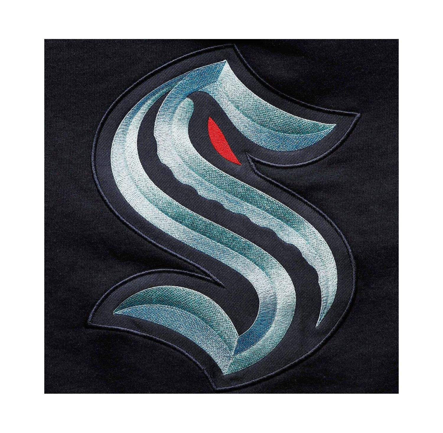 Men's Deep Sea Blue Seattle Kraken Superior Lacer Team Pullover Hoodie