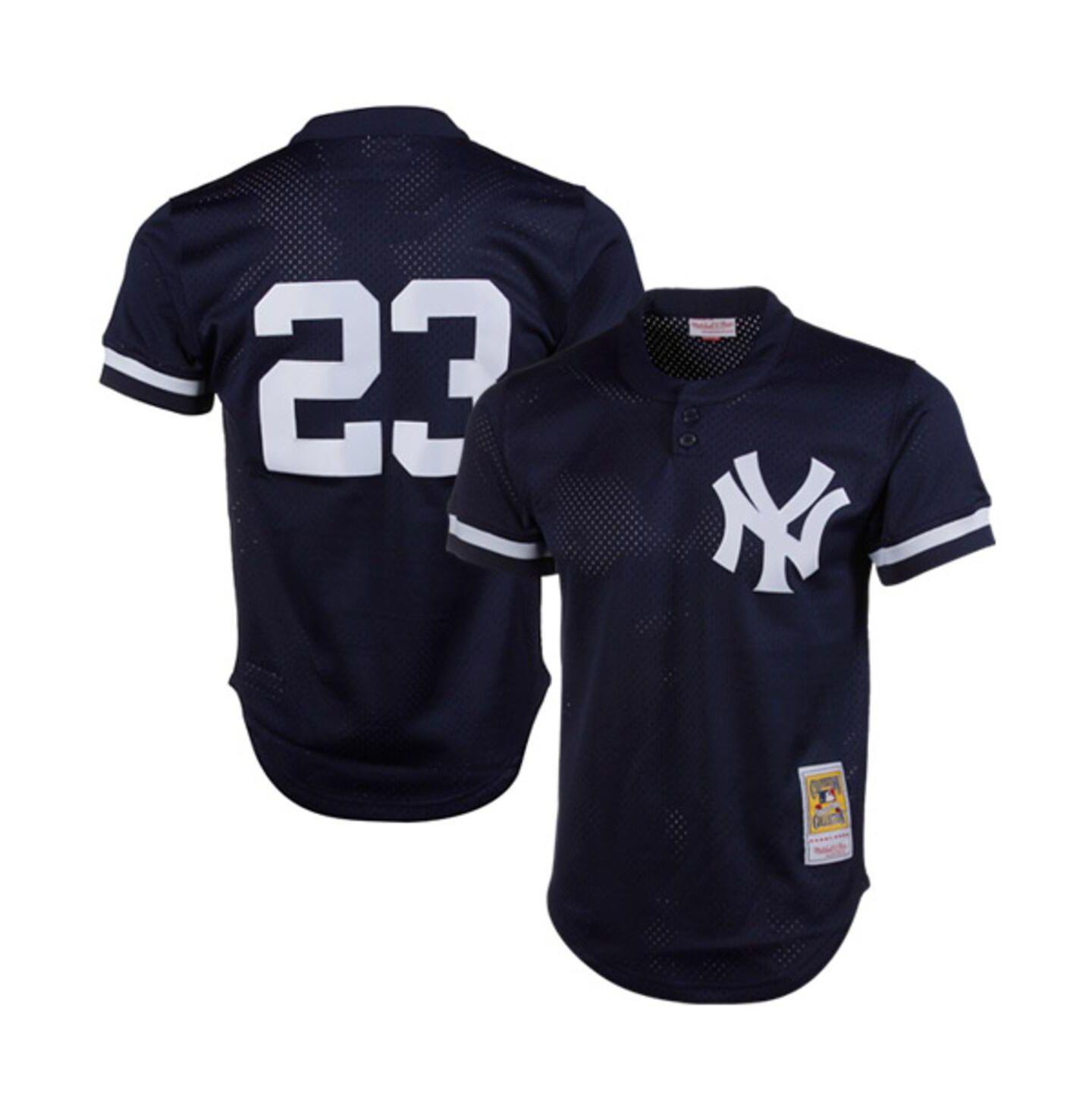Мужское джерси Mitchell & Ness Don Mattingly New York Yankees 1995 Cooperstown, Navy — фото 4