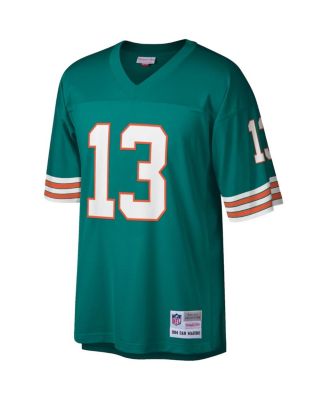 Men's Dan Marino Aqua Miami Dolphins Big and Tall 1984 Retired Player Replica Jersey
