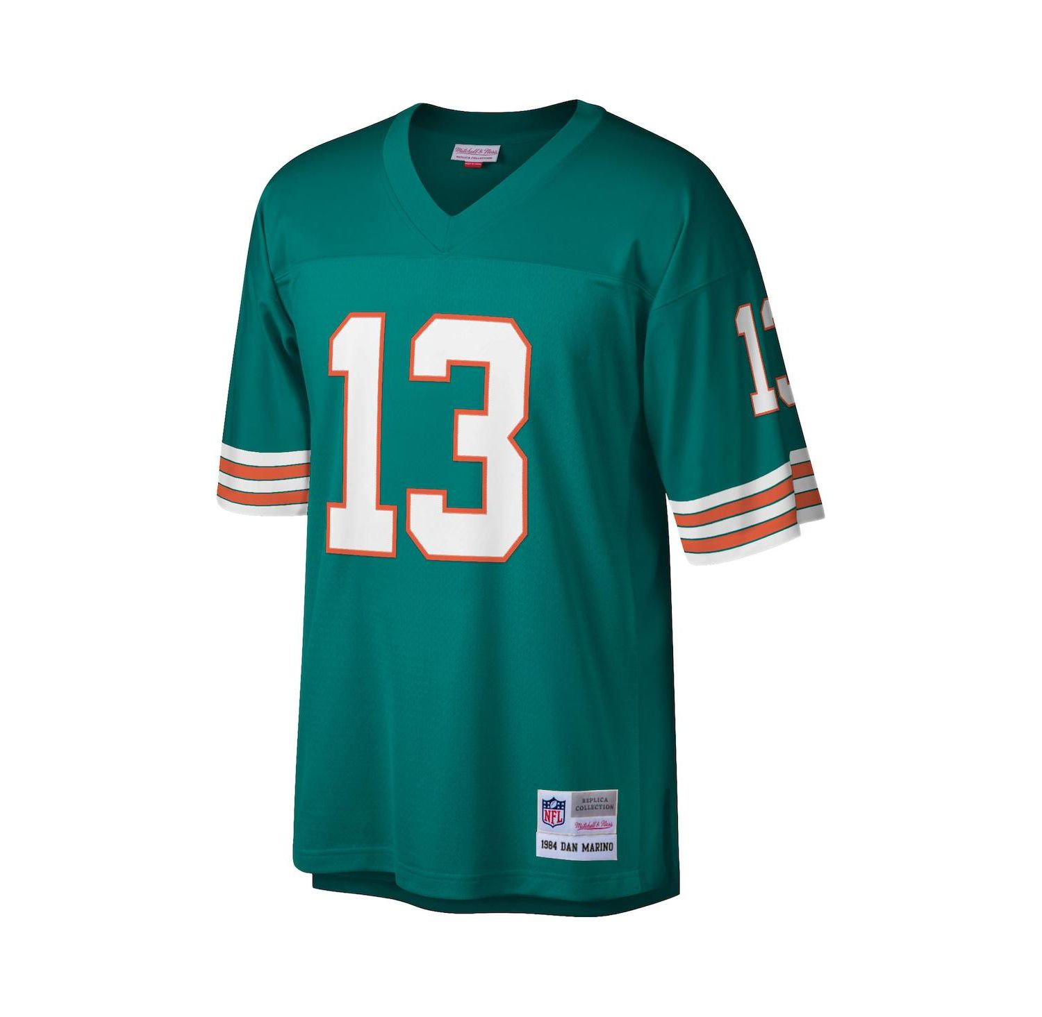 Men's Dan Marino Aqua Miami Dolphins Big and Tall 1984 Retired Player Replica Jersey