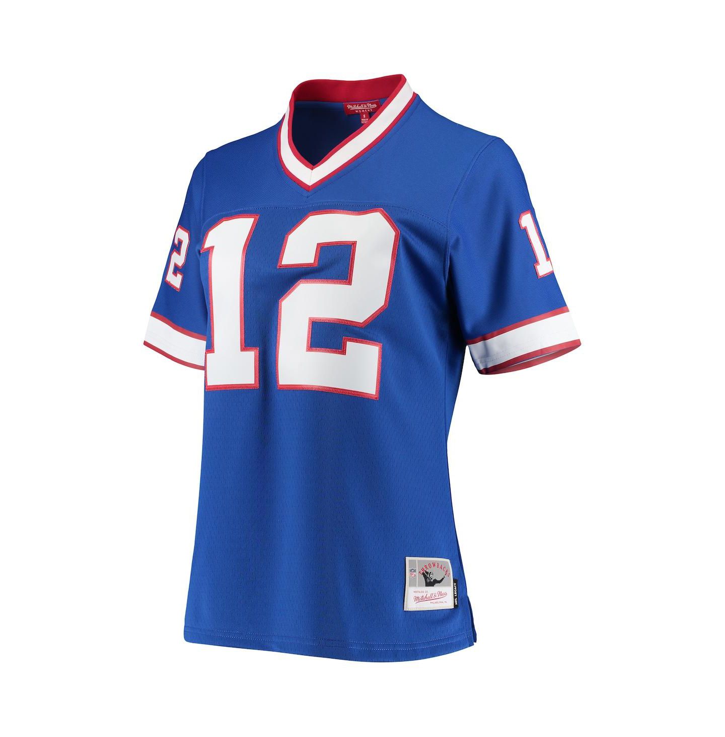Женский топ Mitchell & Ness Jim Kelly Royal Buffalo Bills 1990 Legacy Replica Jersey — фото 3