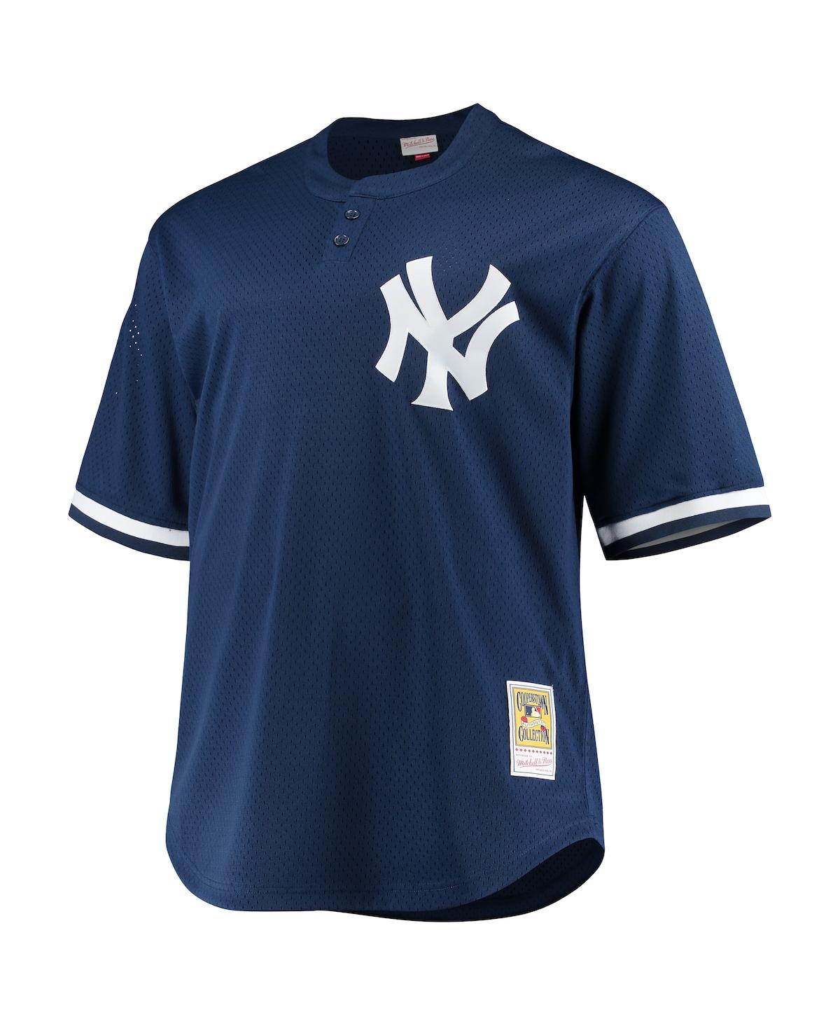Men's Derek JeterNew York Yankees Big and Tall Batting Practice Replica Player Jersey - Navy
