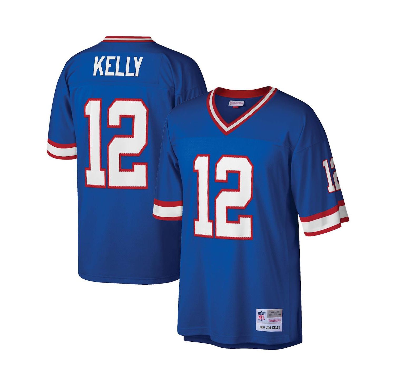 Men's Jim Kelly Royal Buffalo Bills Legacy Replica Jersey