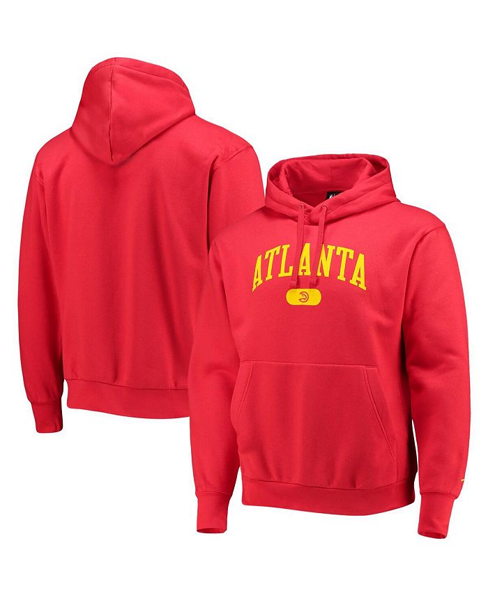 Nike Men's Red Atlanta Hawks Heritage Essential Pullover Hoodie Macy's