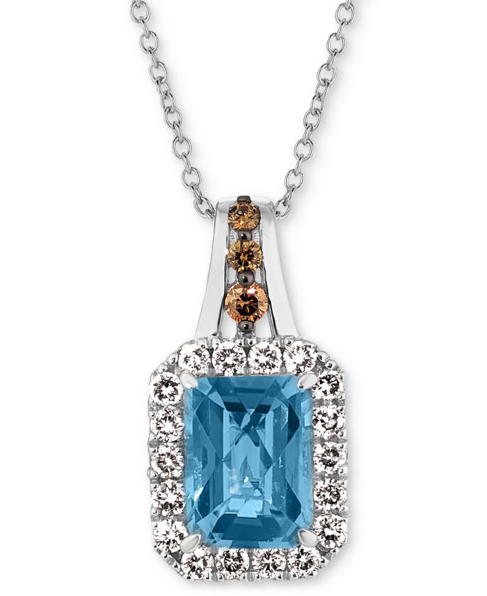 Le Vian Cinnamon Citrine (1-1/3 ct. t.w.) & Diamond (3/8 ct. t.w.) 18"