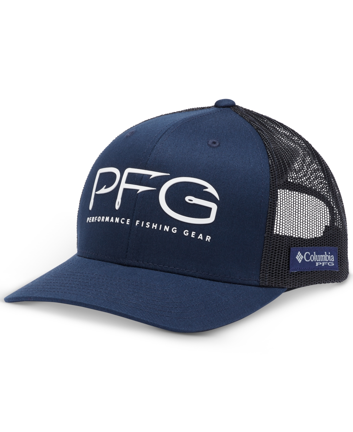Columbia Men's Pfg Hooks Snapback Hat In Collegiate Navy