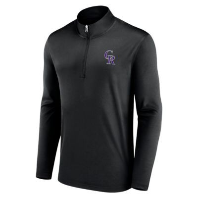 Men's Colorado Rockies Underdog Mindset Quarter-Zip Jacket