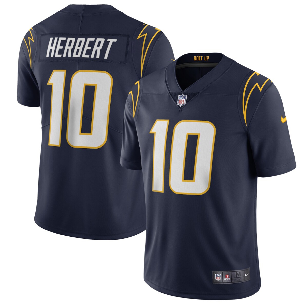 Men's Nike Justin HerbertLos Angeles Chargers Vapor Limited Jersey - Navy