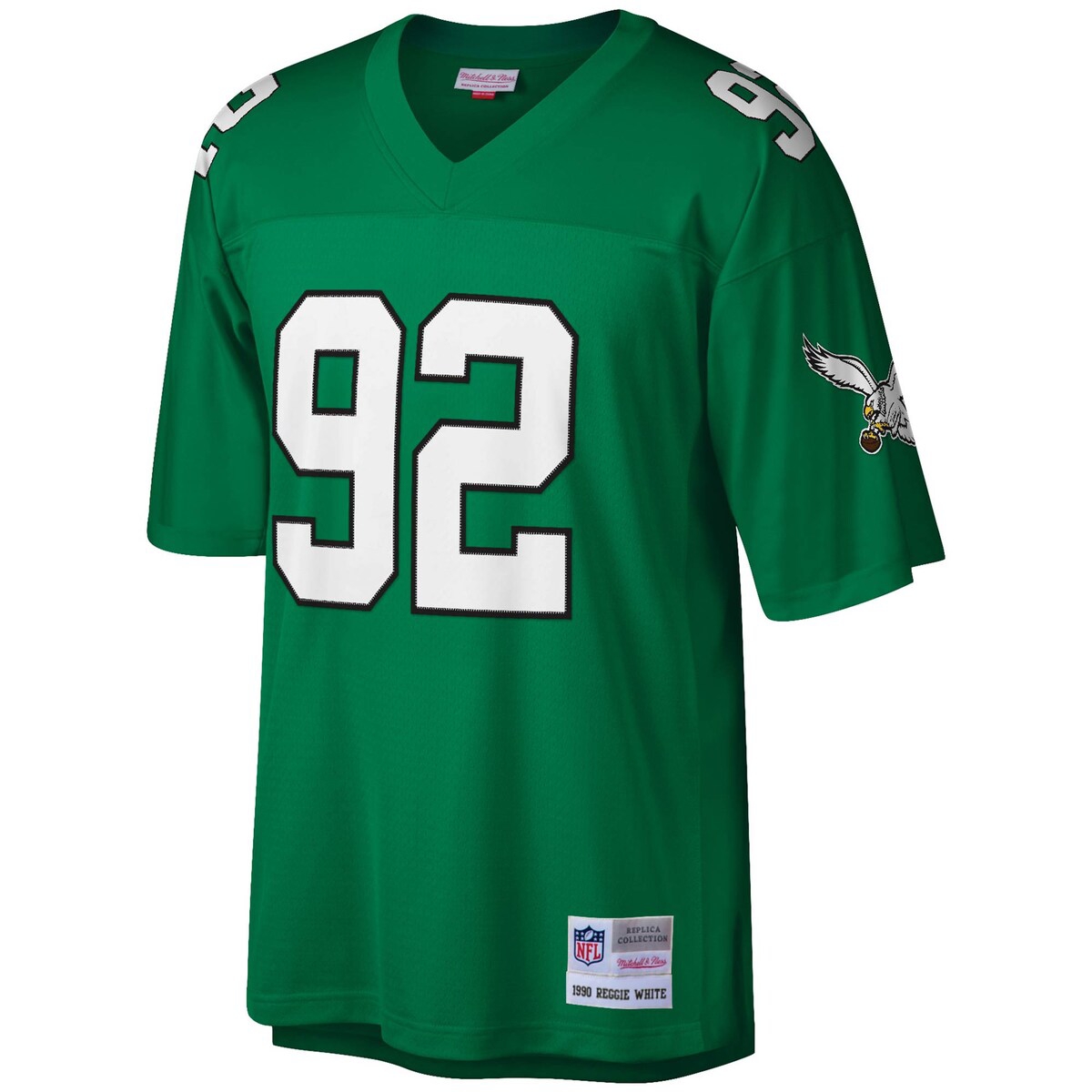 Men's Mitchell & Ness Reggie WhitePhiladelphia Eagles Legacy Replica Jersey - Kelly Green