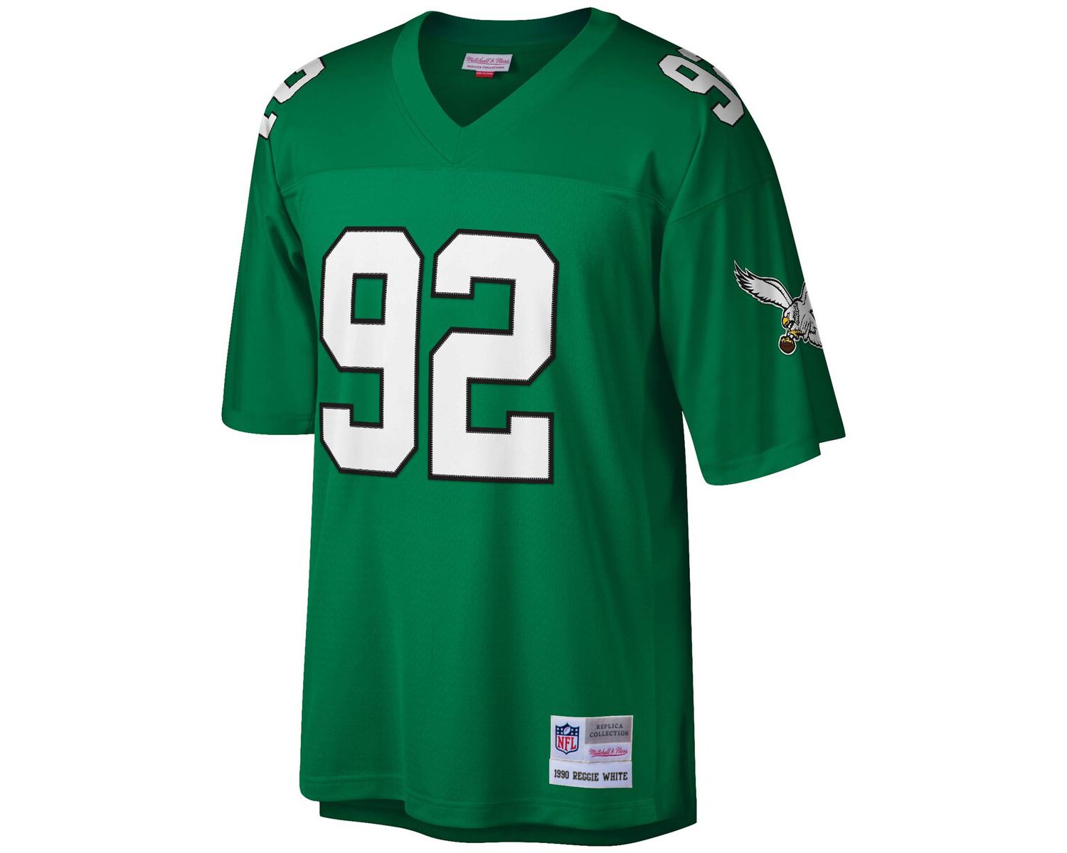 Men's Reggie White Kelly Green Philadelphia Eagles Legacy Replica Jersey