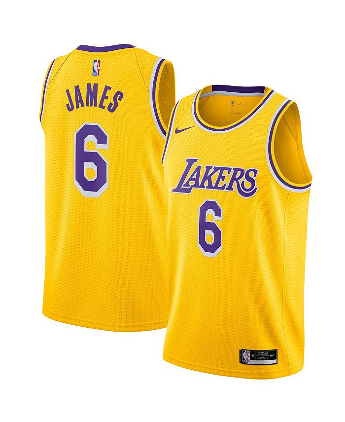 Nike Men's Los Angeles Lakers Purple Essential Logo T-Shirt, Medium