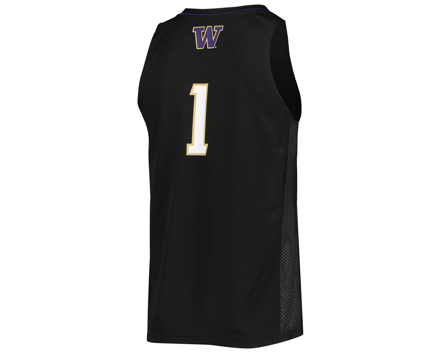 Men's 1 Washington Huskies Swingman Basketball Jersey