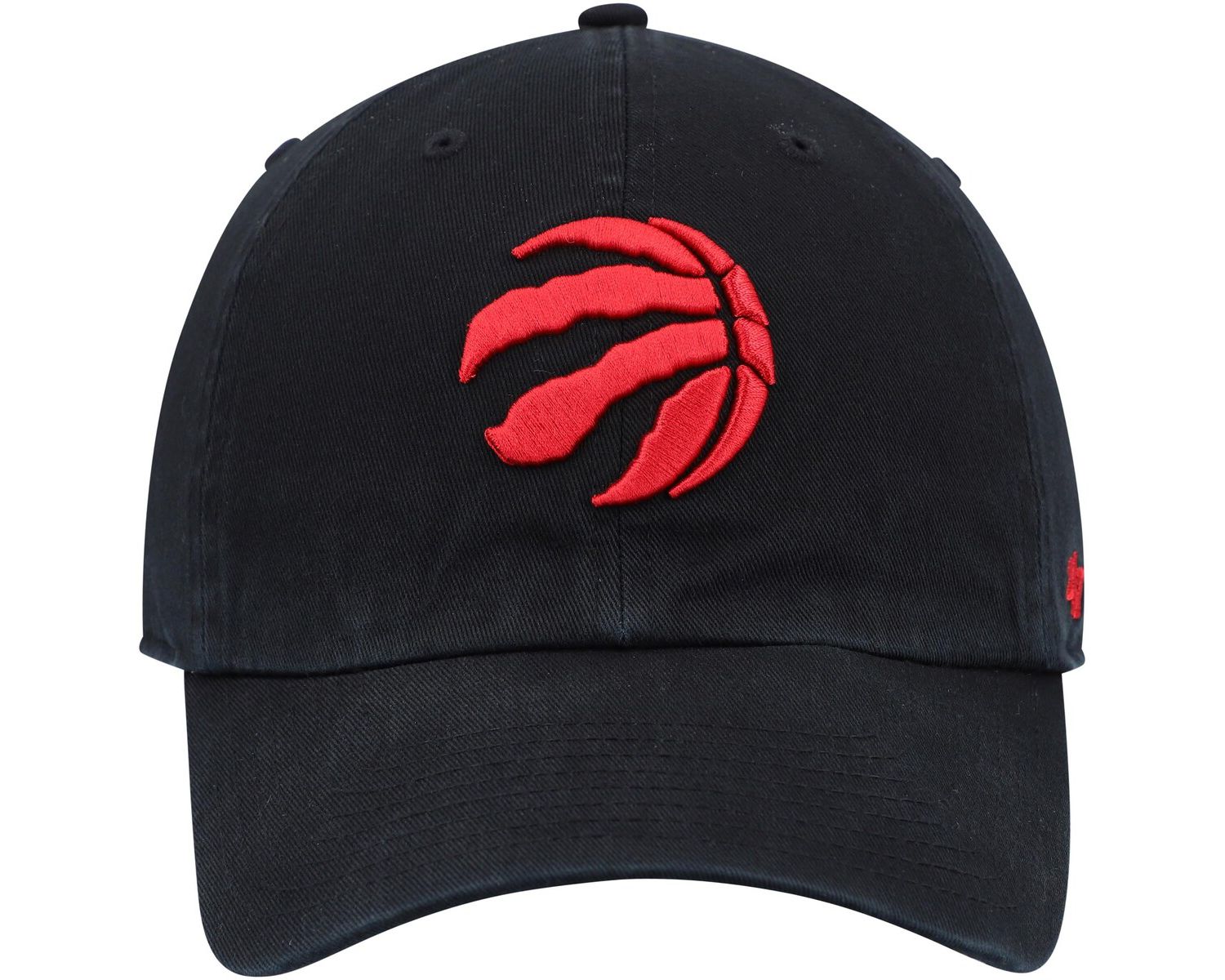 '47 Men's Black Toronto Raptors Alternate Logo Team Clean Up Adjustable Hat