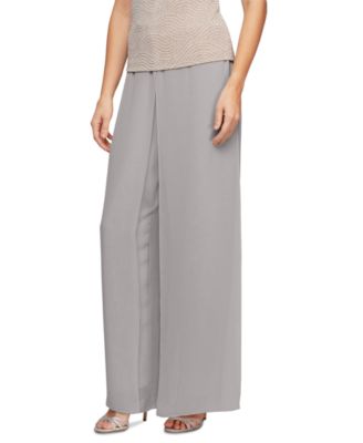 Alex Evenings Wide-Leg Carwash Pants 