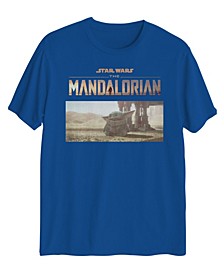 Big Boys Mandalorian Lenticular Short Sleeve Graphic T-shirt